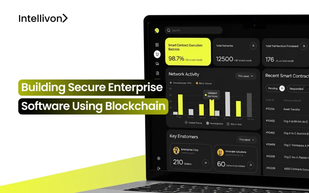 Building Secure Enterprise Software Using Blockchain