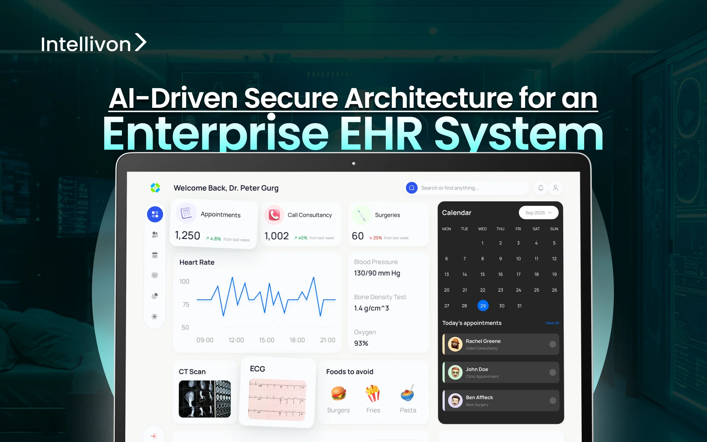 AI-Driven Secure Architecture for an Enterprise EHR System - Intellivon