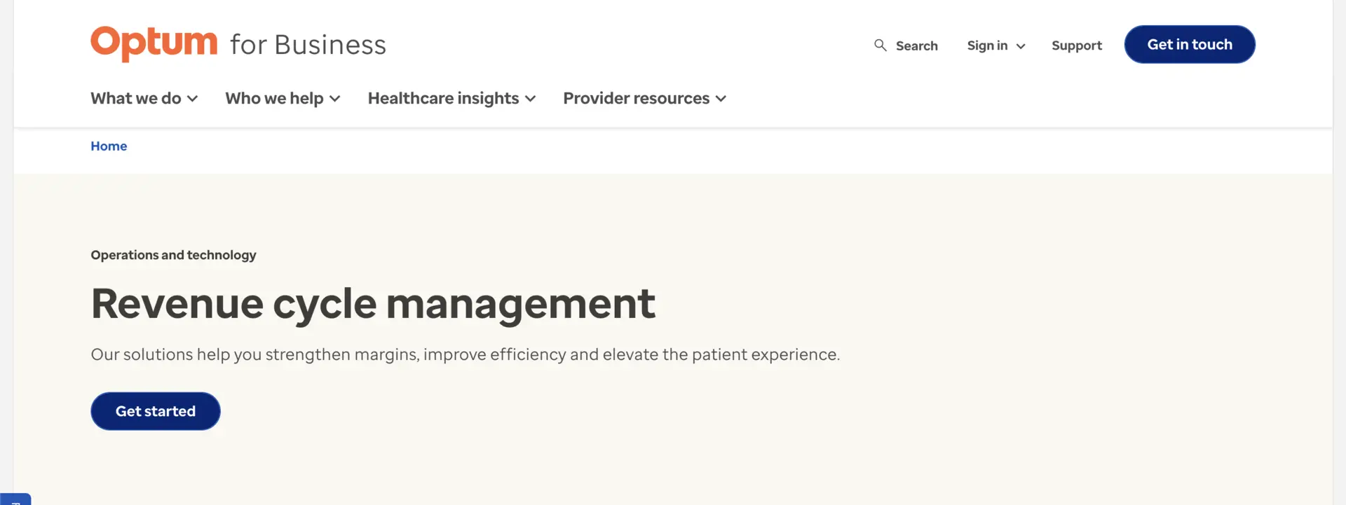 Optum Revenue Cycle Management