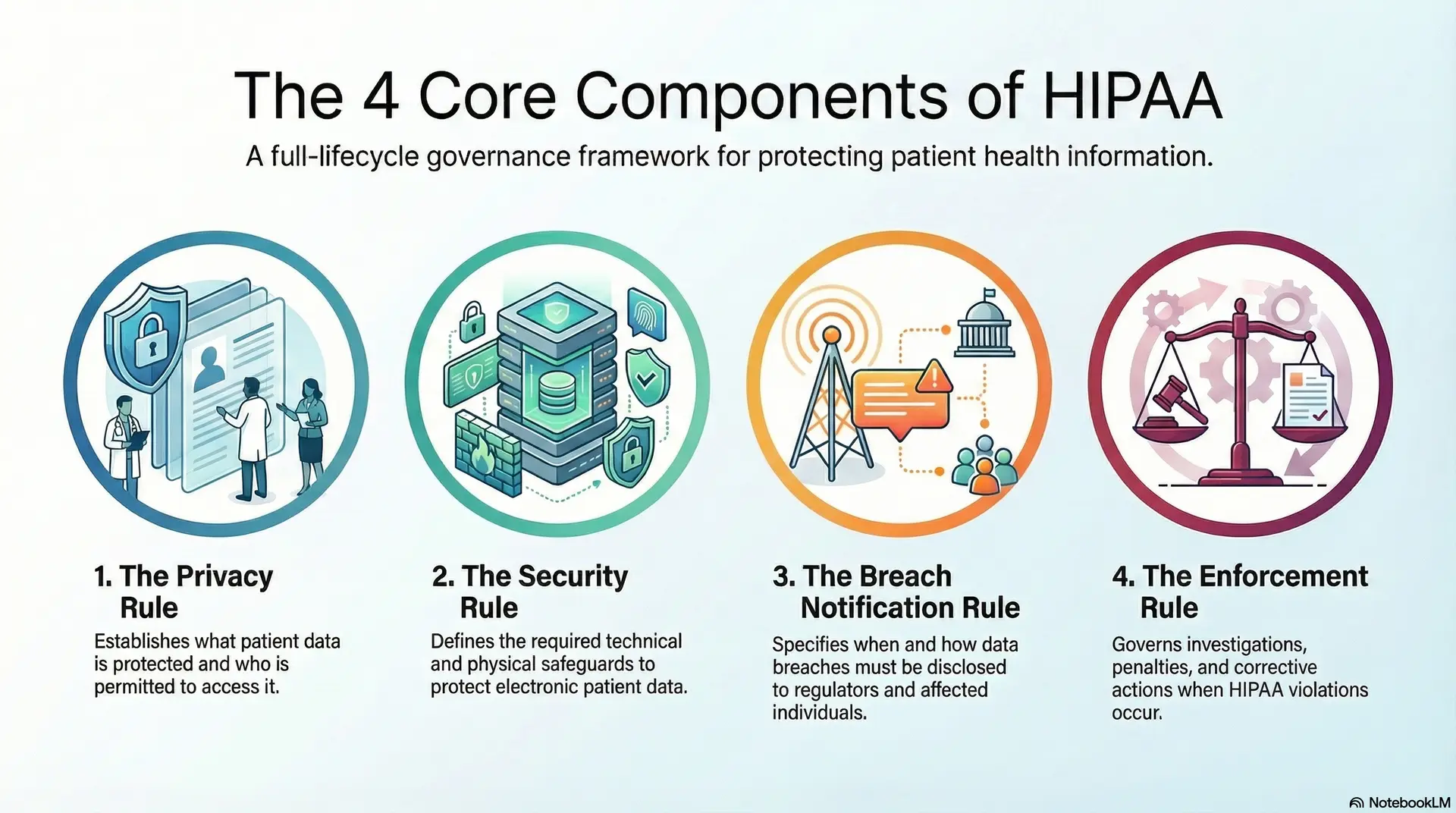The 4 Core Components Of HIPAA