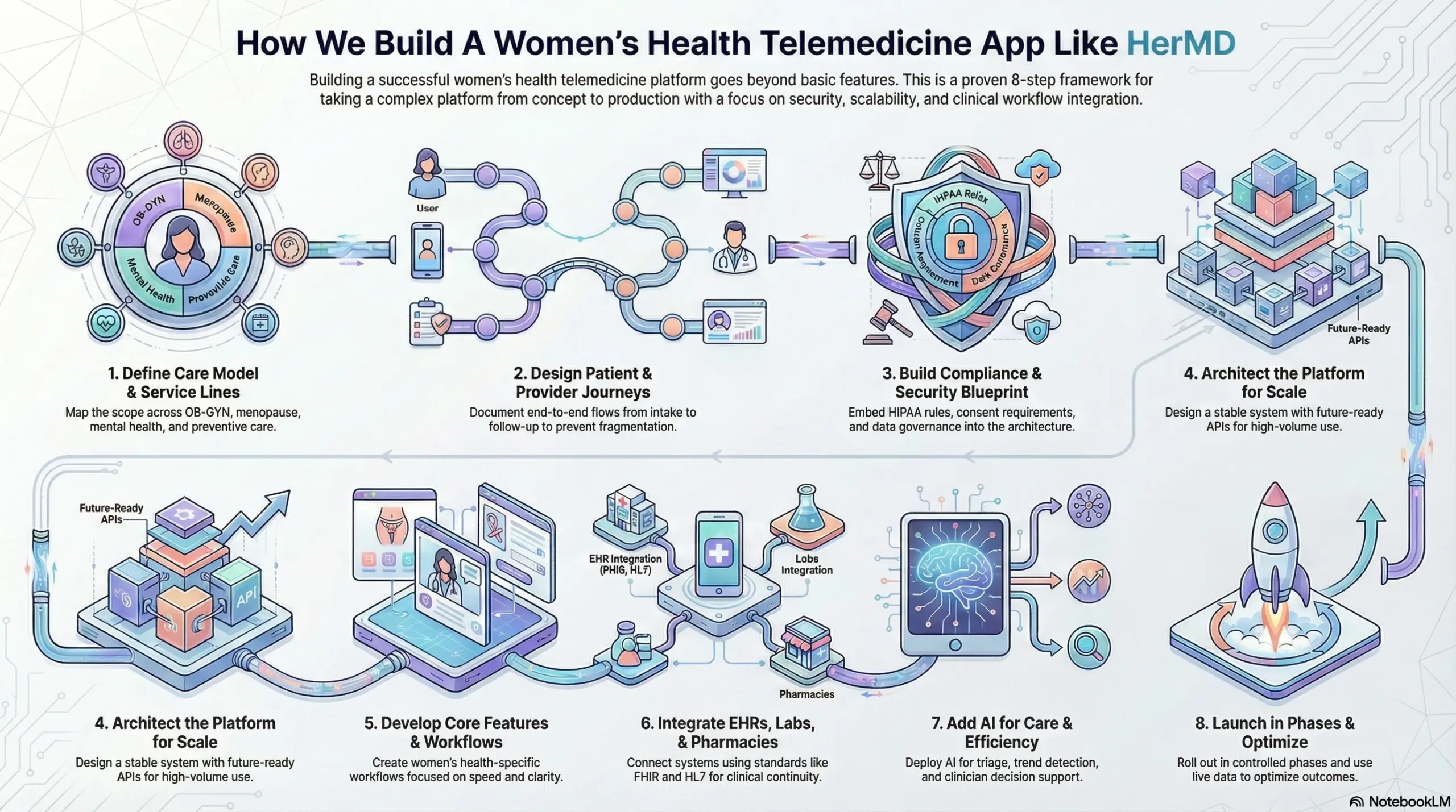 How We Build A Women’s Health Telemedicine App Like HerMD