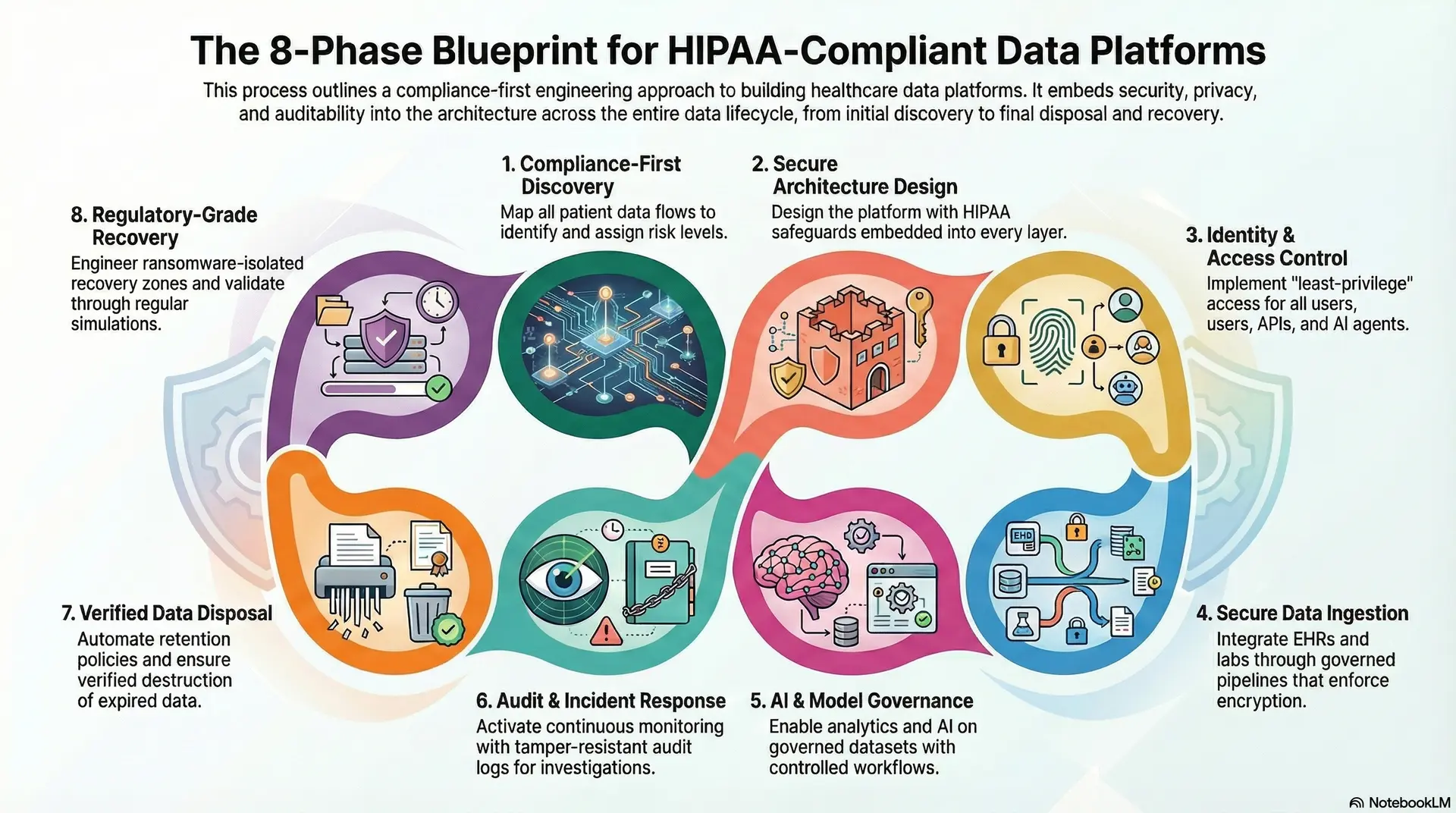The 8 Phase Blueprint For HIPAA Compliant Healthcare Data Platforms 