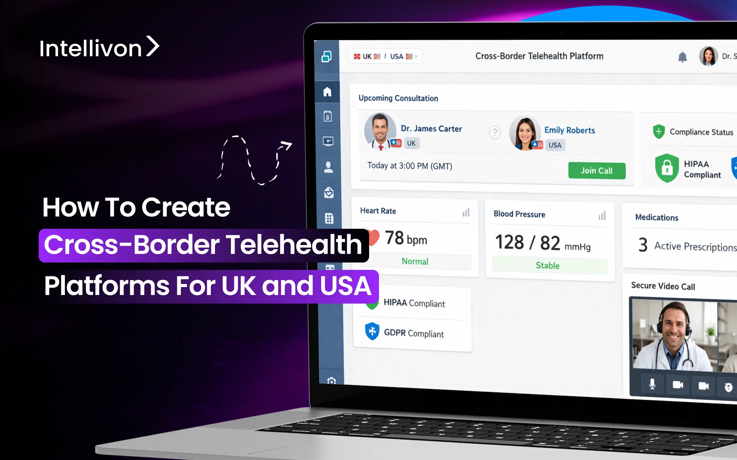 How To Create Cross-Border Telehealth Platforms For UK and USA