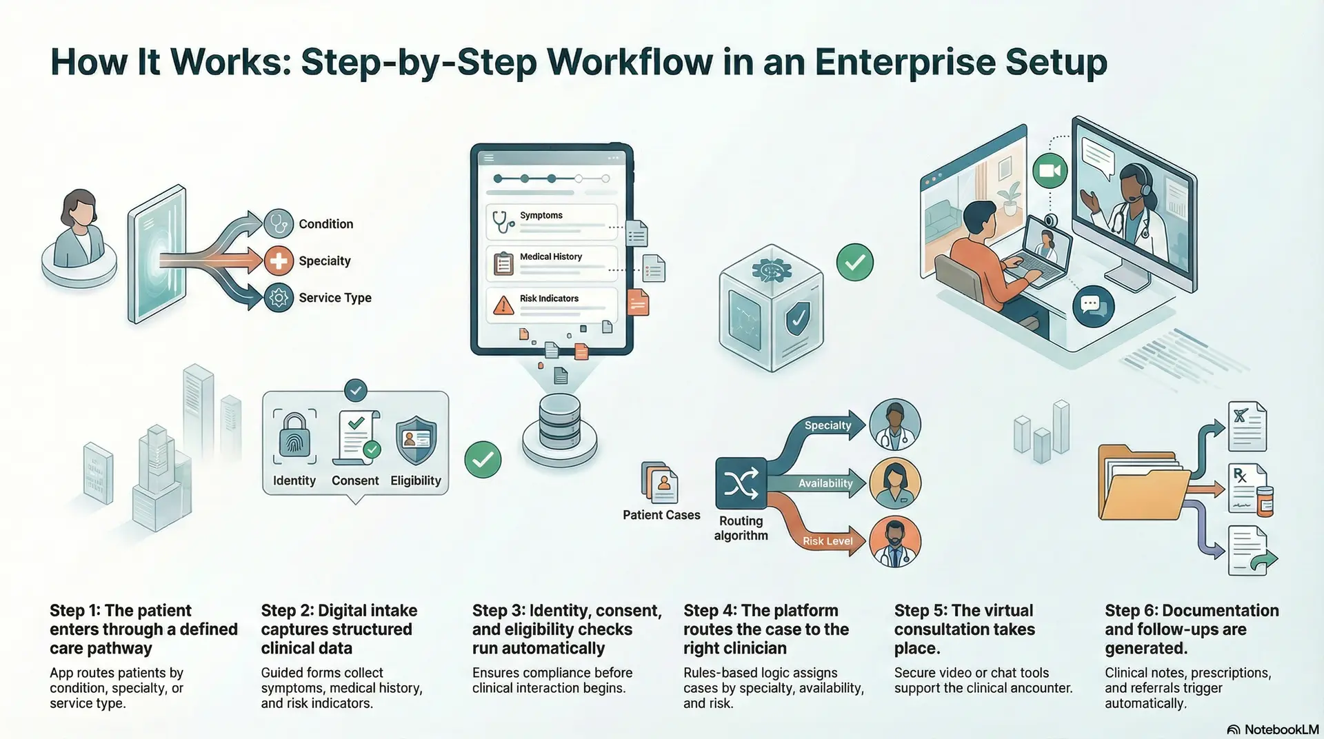 How It Works Step-By-Step Workflow in An Enterprise Setup