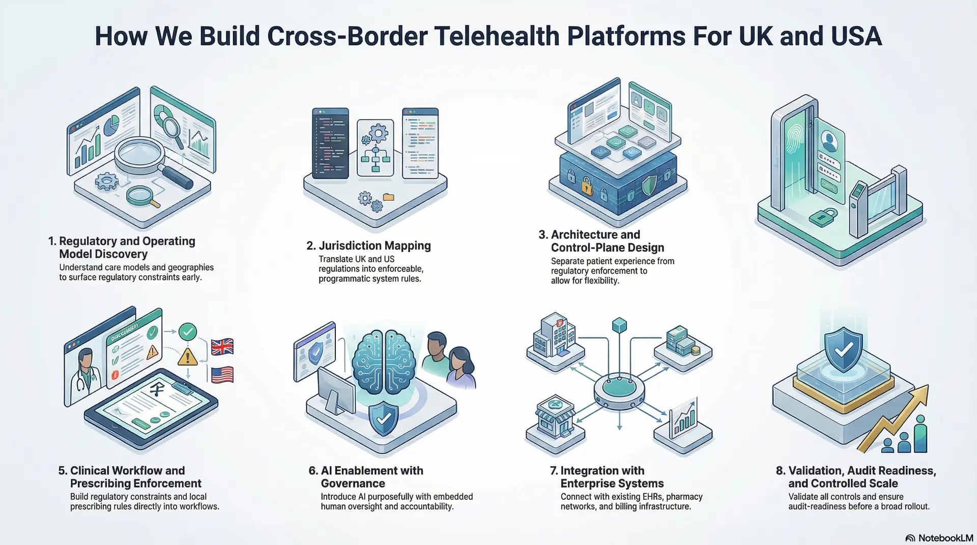 How We Build Cross-Border Telehealth Platforms For UK and USA