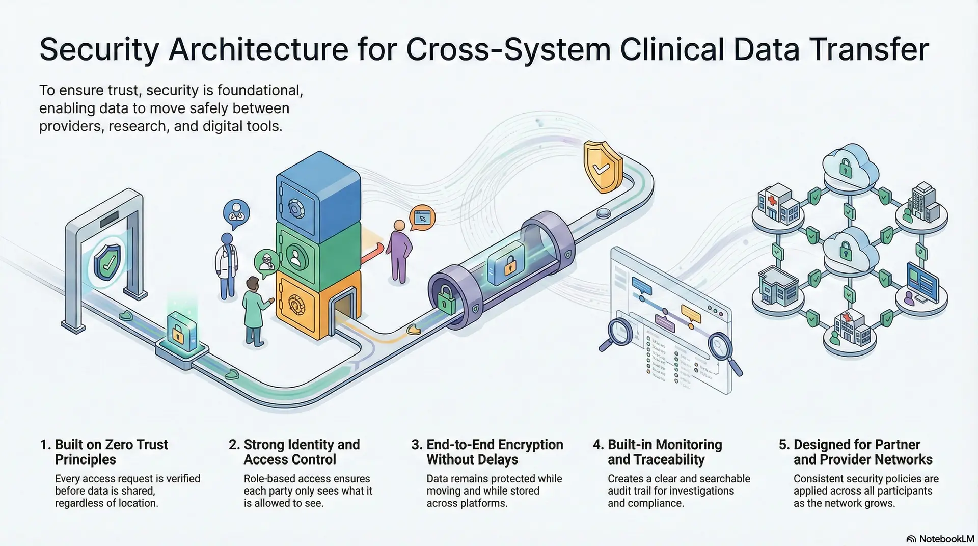 Security Architecture For Cross-System Clinical Data Transfer