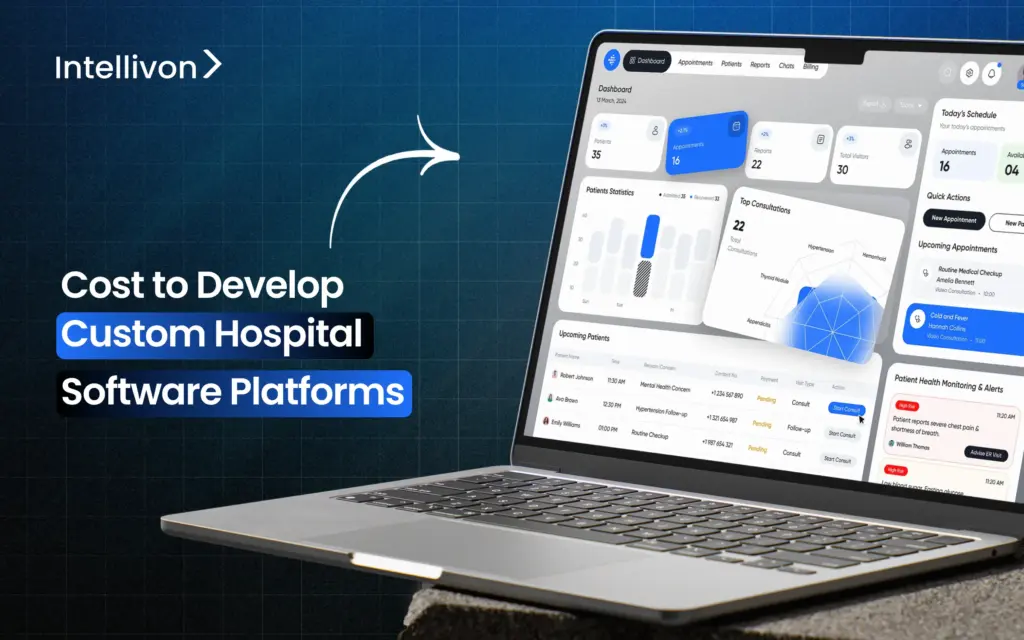 Cost to Develop Custom Hospital Software Platforms
