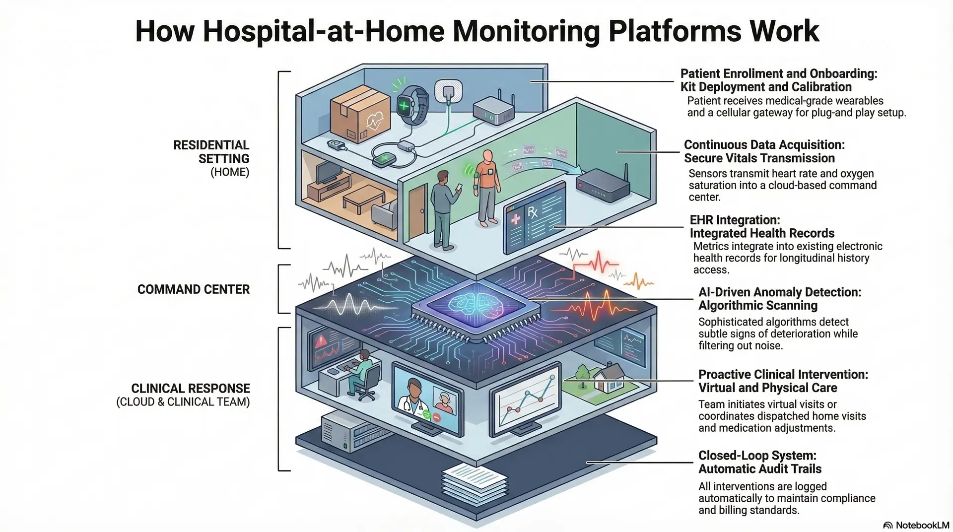 How Hospital-At-Home Monitoring Platforms Work