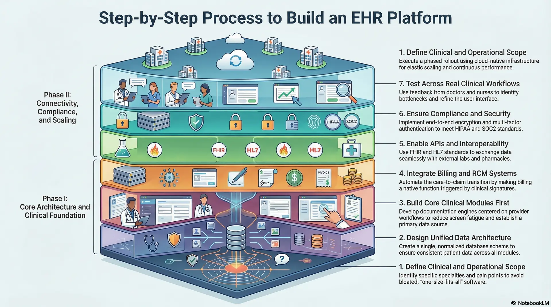 Step-by-Step Process To Build An EHR Platform