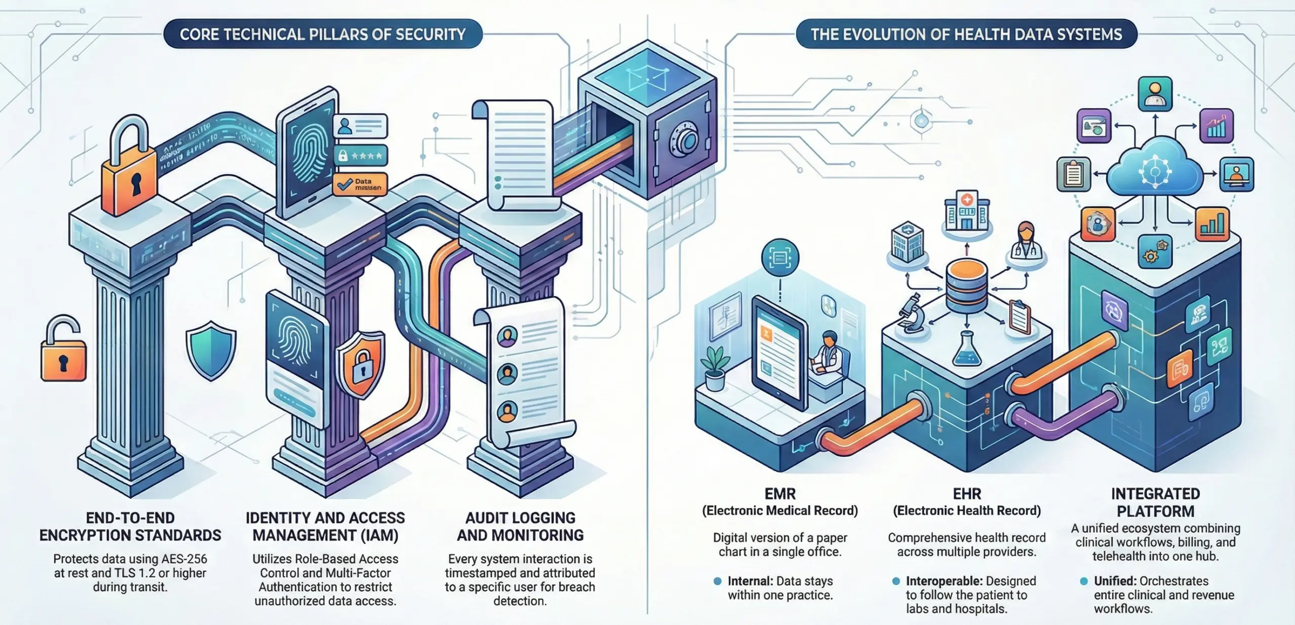 what is HIPAA EHR integrated platform