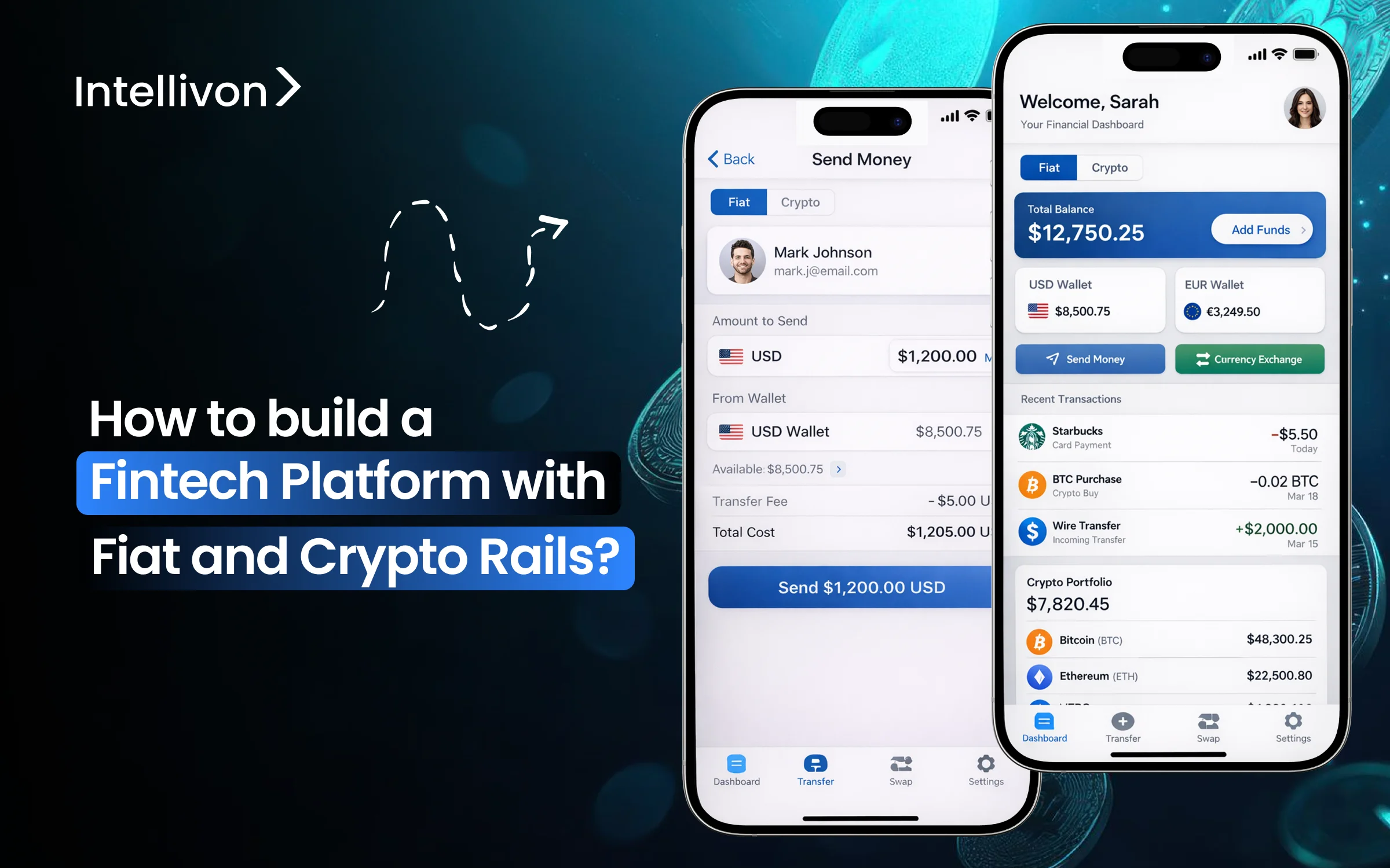 How To Build A Fintech Platform With Fiat And Crypto Rails Intellivon How To Build A Fintech Platform With Fiat And Crypto Rails Intellivon
