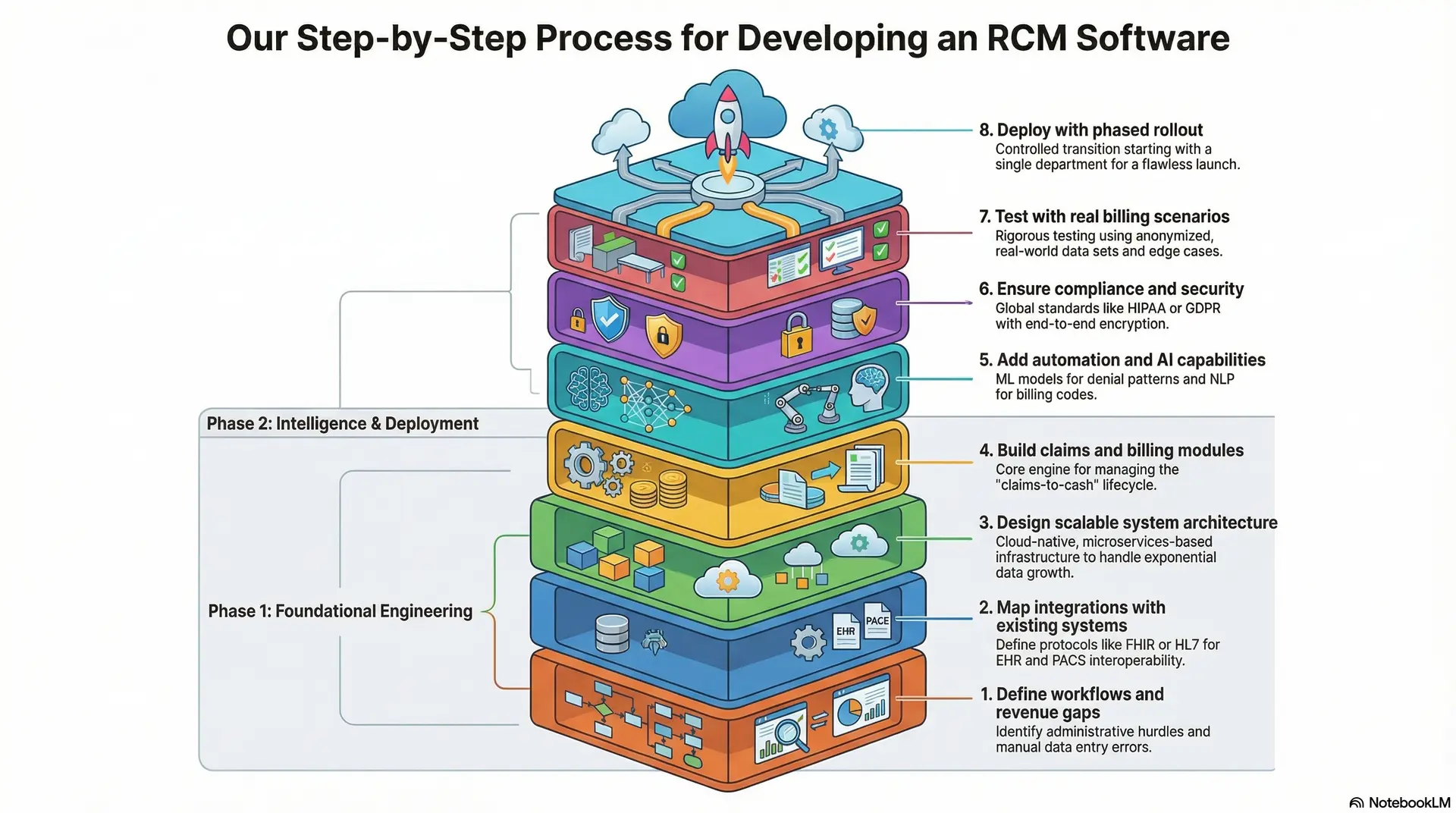 Our Step-By-Step Process For Developing An RCM Software