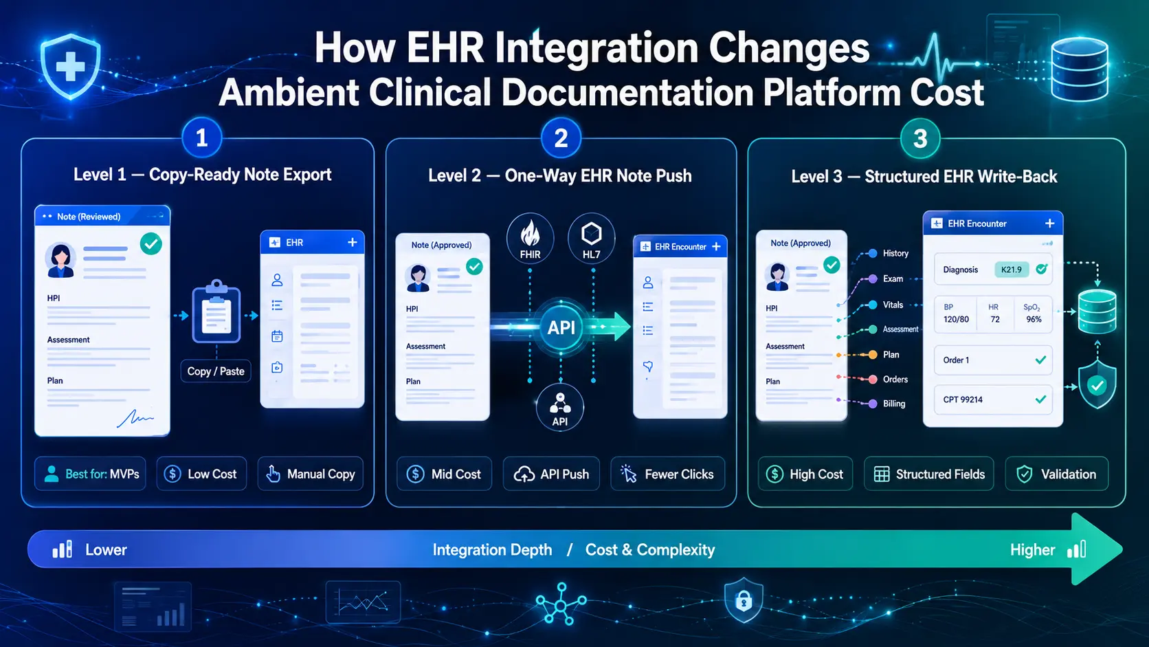 How EHR Integration Changes Ambient Clinical Documentation Platform Cost