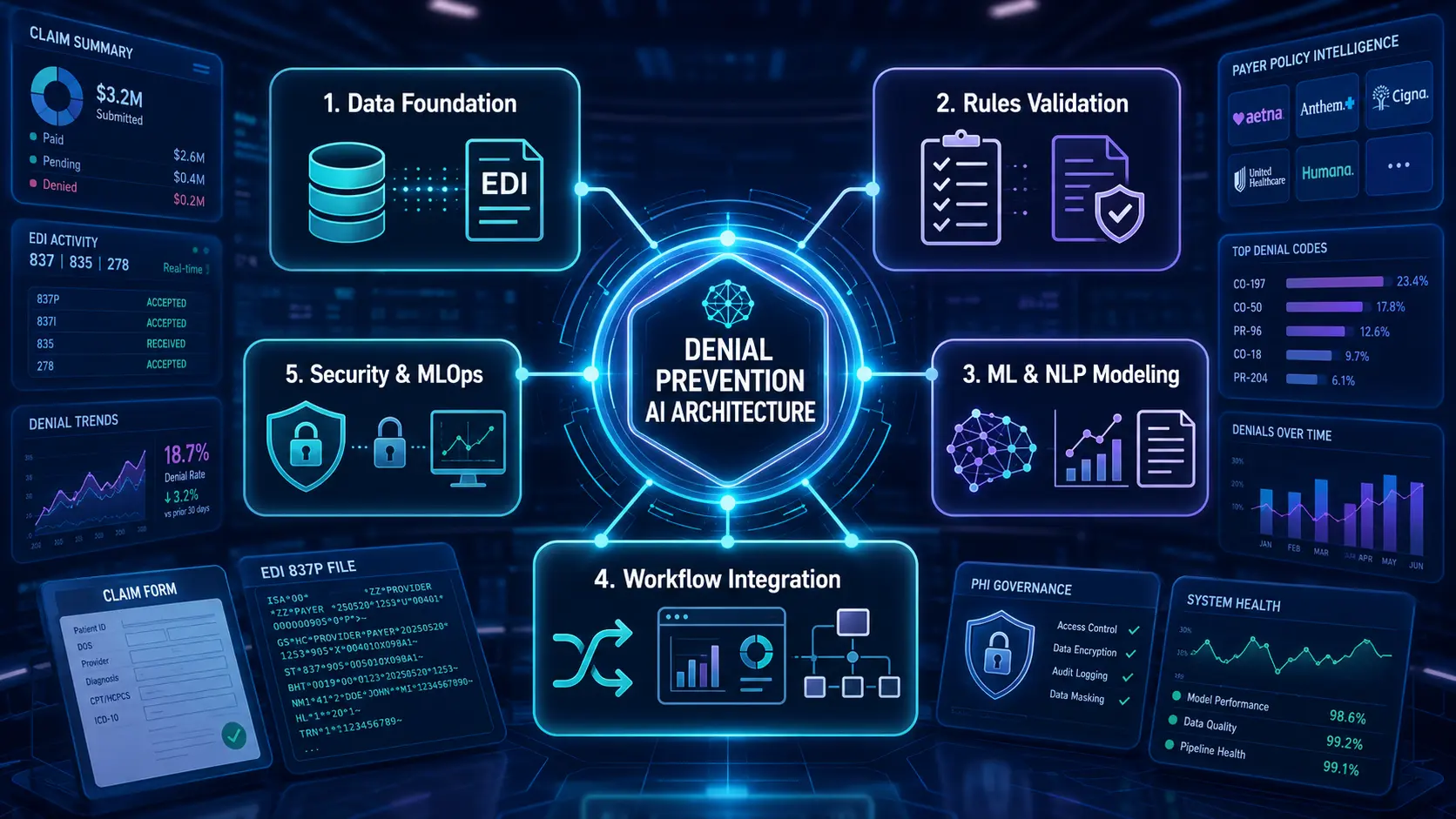 Denial Prevention AI Architecture