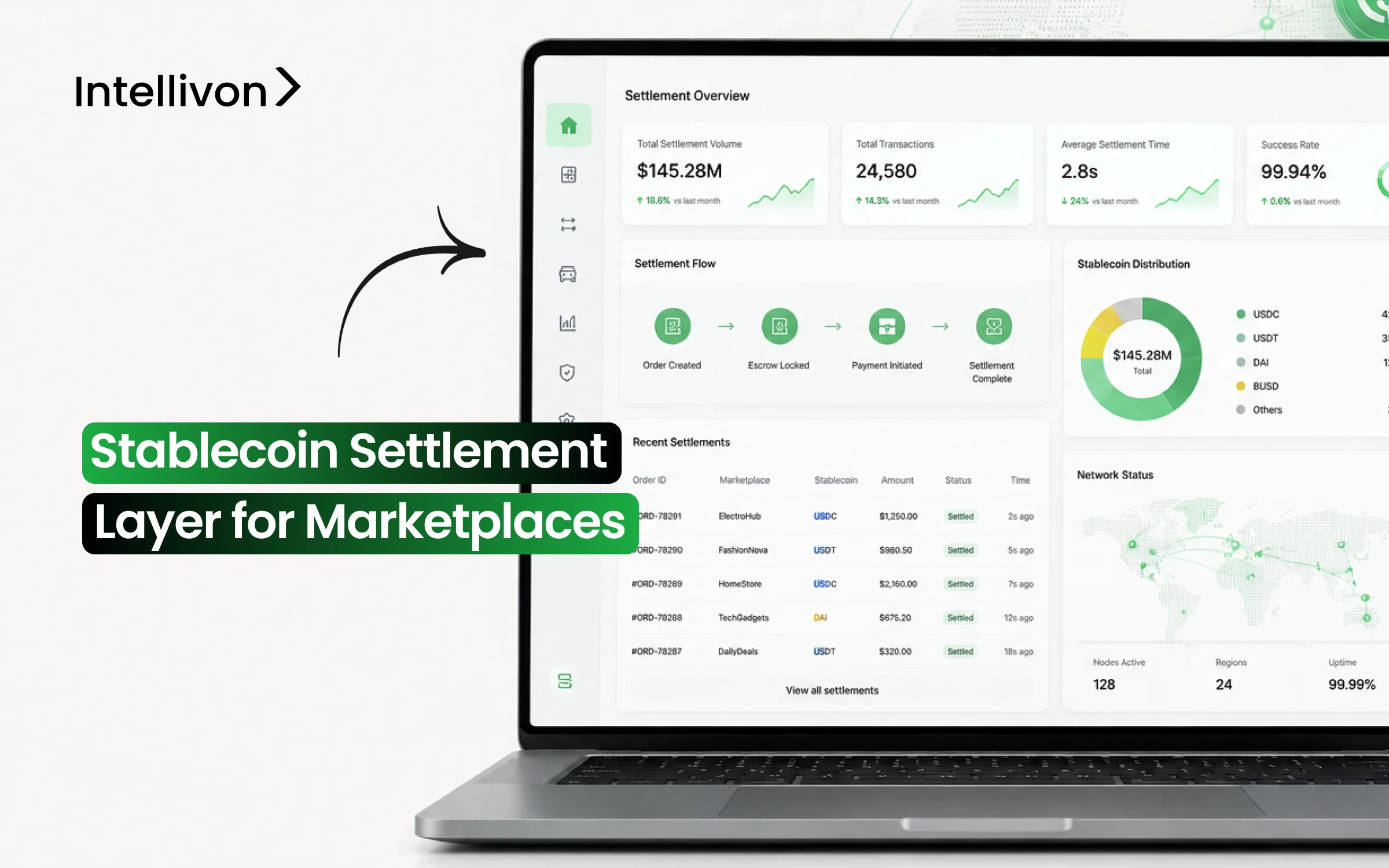 Stablecoin Settlement Layer for Marketplaces
